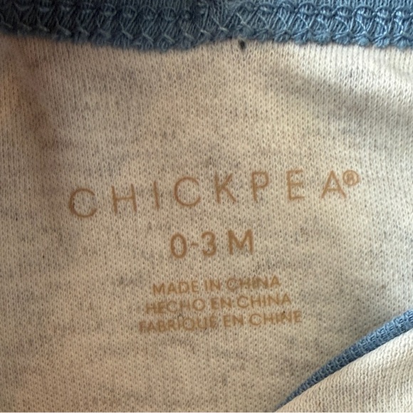 NWT Set of 5 Beige and Blue Baby Bodysuit Collection - Picture 3 of 5